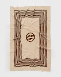 LE SCARF COTTON STRIPED SARONG | CREAM & MOCHA MOUSSE