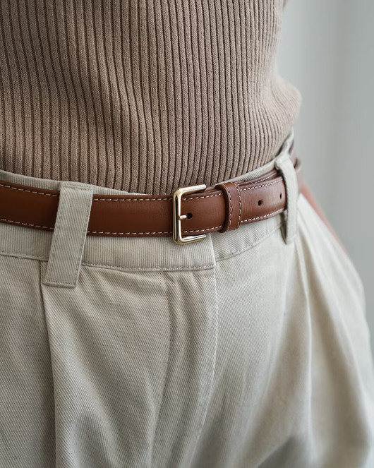 Flattered, Barbara Leather Belt Cognac