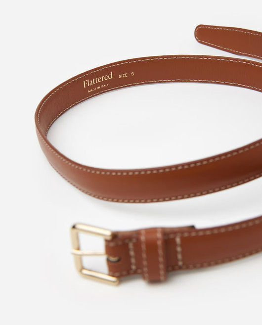Flattered, Barbara Leather Belt Cognac