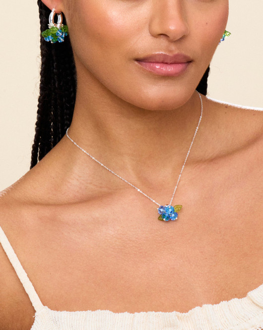 ANNELE, Blueberry Romance Kaulakoru Silver