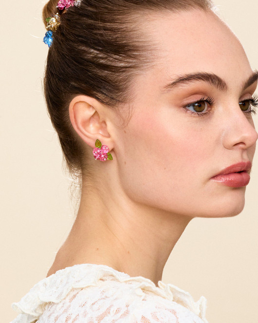 ANNELE, Rose Romance Korvakorut Silver