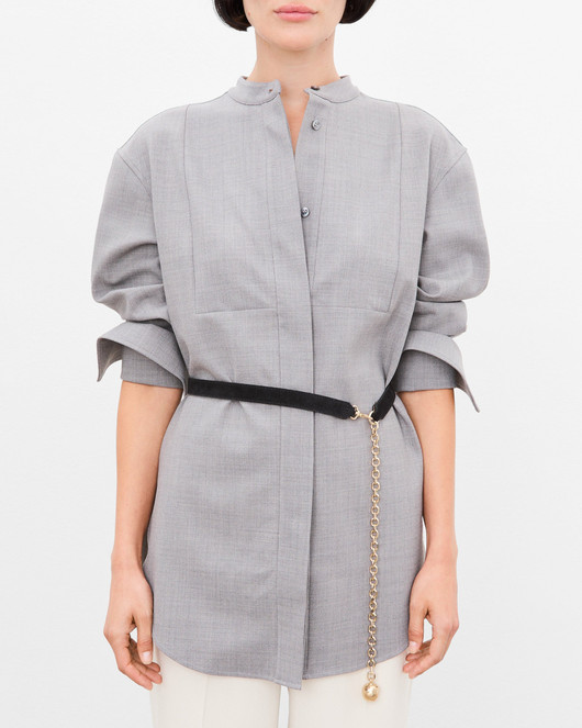 Flattered, Belle Chain Belt Suede Leather