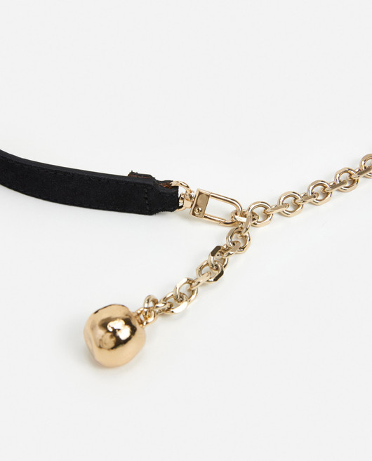 Flattered, Belle Chain Belt Suede Leather