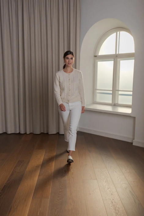 Original Story, Vivianna Palmikkoneuletakki Cream
