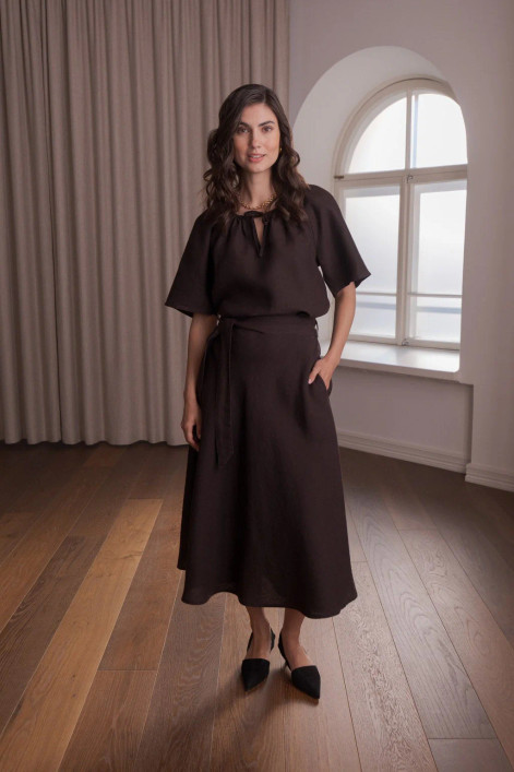 Original Story, Lila Linen Top