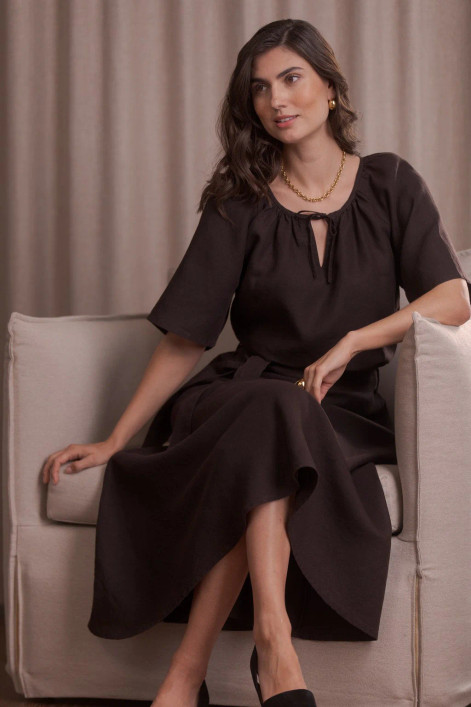 Original Story, Lila Linen Top