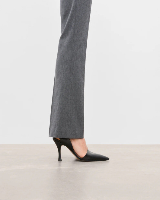 Flattered, Ricky Leather Black Heels