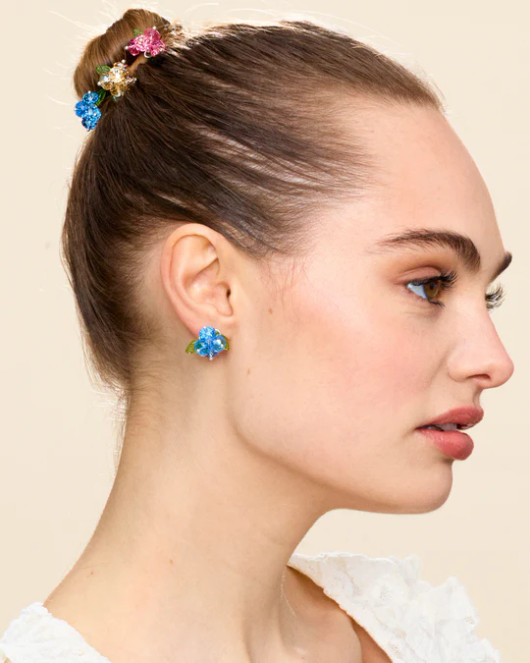 ANNELE, Blueberry Romance Korvakorut  Silver