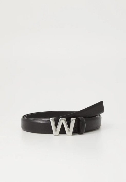 Weekend Max Mara, West Branded buckle-embellished leather belt