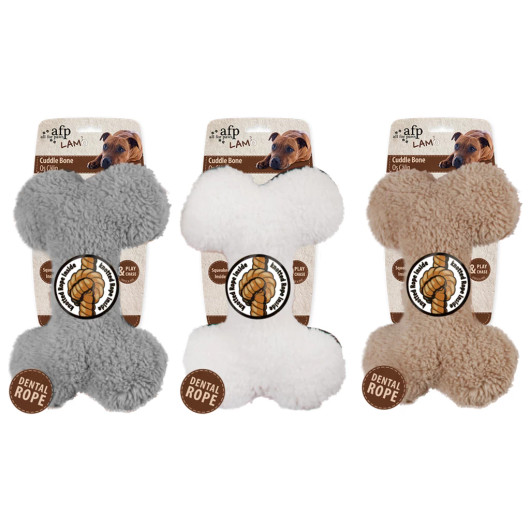 Koiran pehmolelu -  Lam Fleece luu