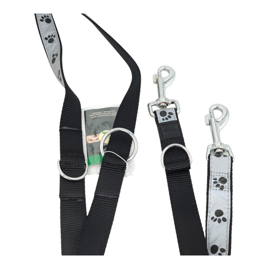 Heijastava talutin tassuilla 25 mm x 200 cm