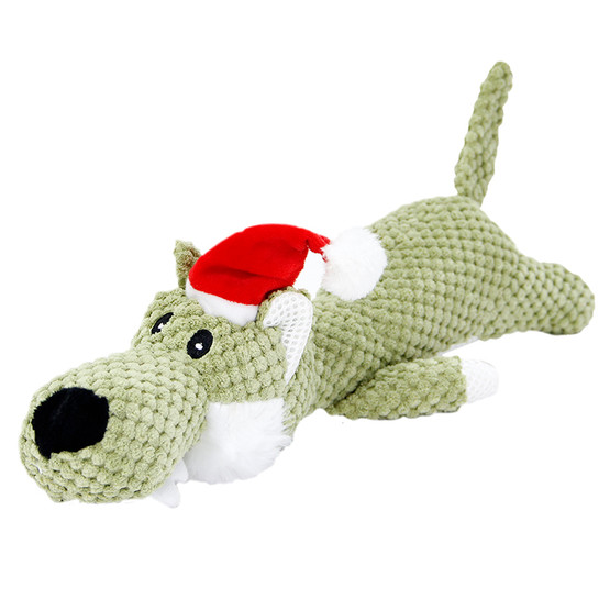 Koiran pehmolelu Joulususi 37 cm