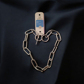 Ketjupanta Steel Chrome Plated 4 mm pitkällä lenkillä