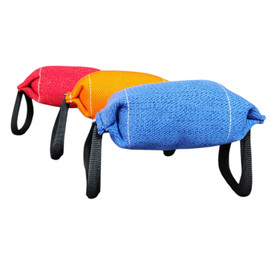 PRIDE Dog Equipment Rugby-pallo kahvoilla 25 cm