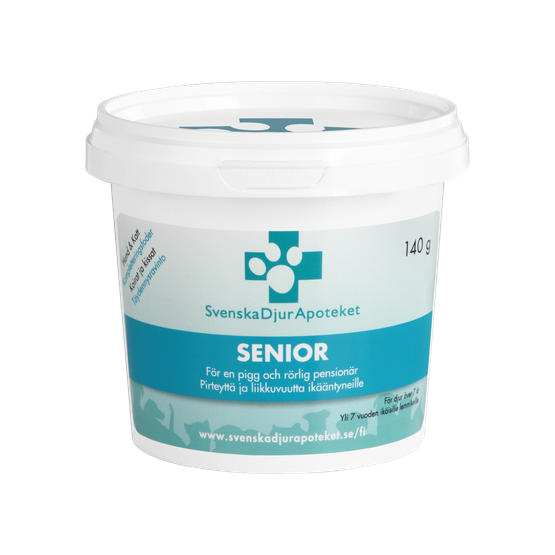 Seniorikoiran lisäravinne - Svenska Djur Apoteket tuotteet 140g / 310g