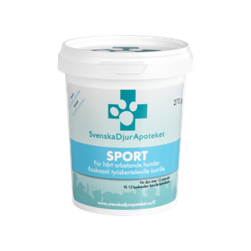 Palautusjuoma koiralle Svenska Djur Apoteket Sport koiralle 270 g