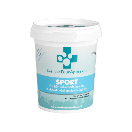 Palautusjuoma koiralle Svenska Djur Apoteket Sport koiralle 270 g
