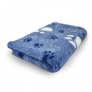 Karva-alusta koiralle - Big Paws  Sinivalkoinen