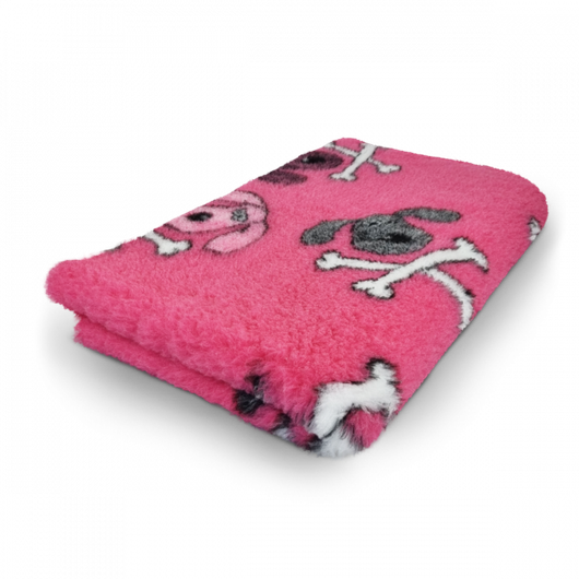 Karva-alusta koiralle - Crossbones Fuksia 