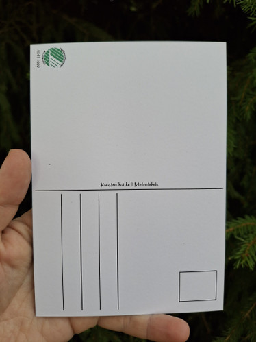 Kuusten kuiske -postikortti