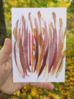 Syysheinät -postikortti