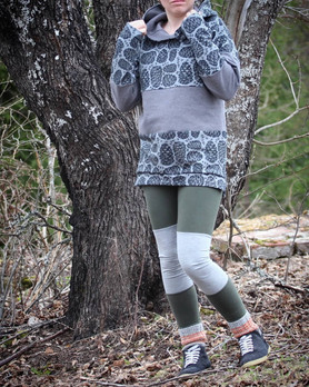 Naisten oversize -huppari, koko 32