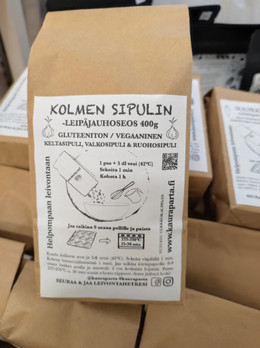 Kolmen sipulin -leipäjauhoseos 400g