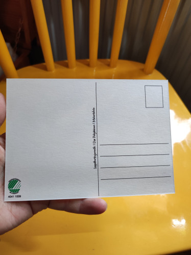 Leppäkerttujen retki -postikortti