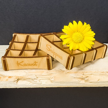 Saippua-alunen tekstillä