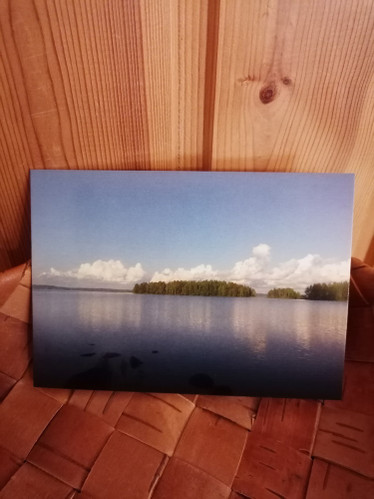 Taittokortti kirjekuorella, saari
