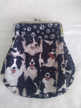 Iso kukkaro tuplalukolla, bordercollie tilkku