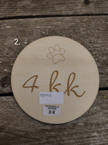 Lemmikki-virstanpylväskortti eri vaihtoehtoja