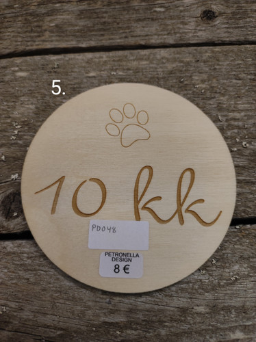 Lemmikki-virstanpylväskortti eri vaihtoehtoja