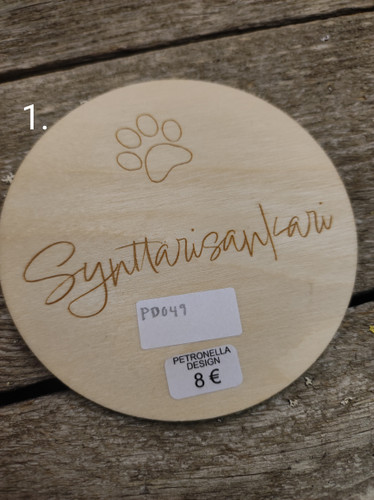Lemmikki-kuvauskortti eri tekstein