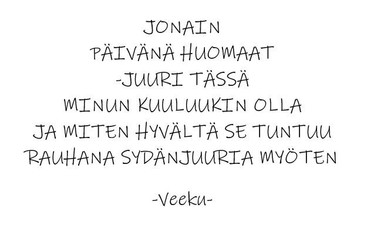 Taidekortti, Jonain päivänä