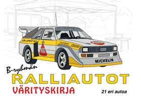 B-ryhmän ralliautot -värityskirja