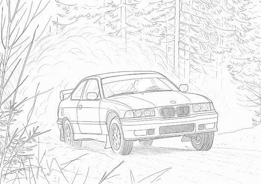 F-ryhmän ralliautot -värityskirja