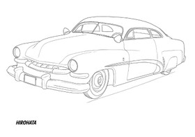 Kustom Cars -värityskirja