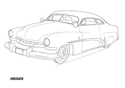 Kustom Cars -värityskirja