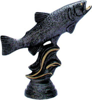 Figuuri Lohi hopeanharmaa
