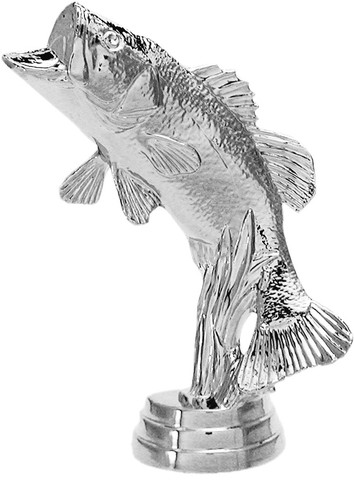 Figuuri Kala hopea/harmaa