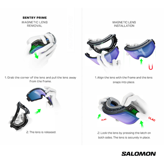 Salomon Sentry Prime (White, Sigma g.metal S3 + Sigma l.blue S1)
