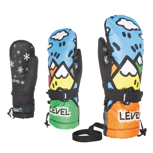 Level Junior Mitt 39 PK Rainbow