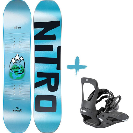 Nitro Ripper Kids 86-106cm Lumilautapaketti