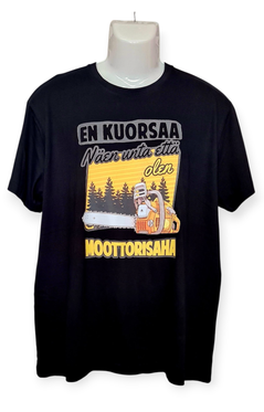 En kuorsaa näen unta että olen moottorisaha.