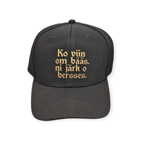 Ko viin om bääs, ni järk o berrses