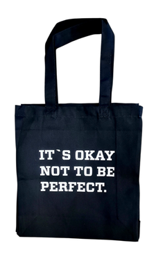 Musta Fairtrade-kassi – It’s okey not to be perrfect