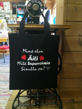 Supervoimia puuvillakassi