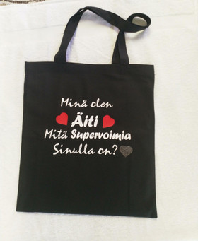 Supervoimia puuvillakassi