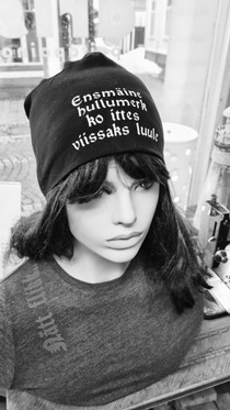 Hullumerk-pipo. Raumalaisittain.